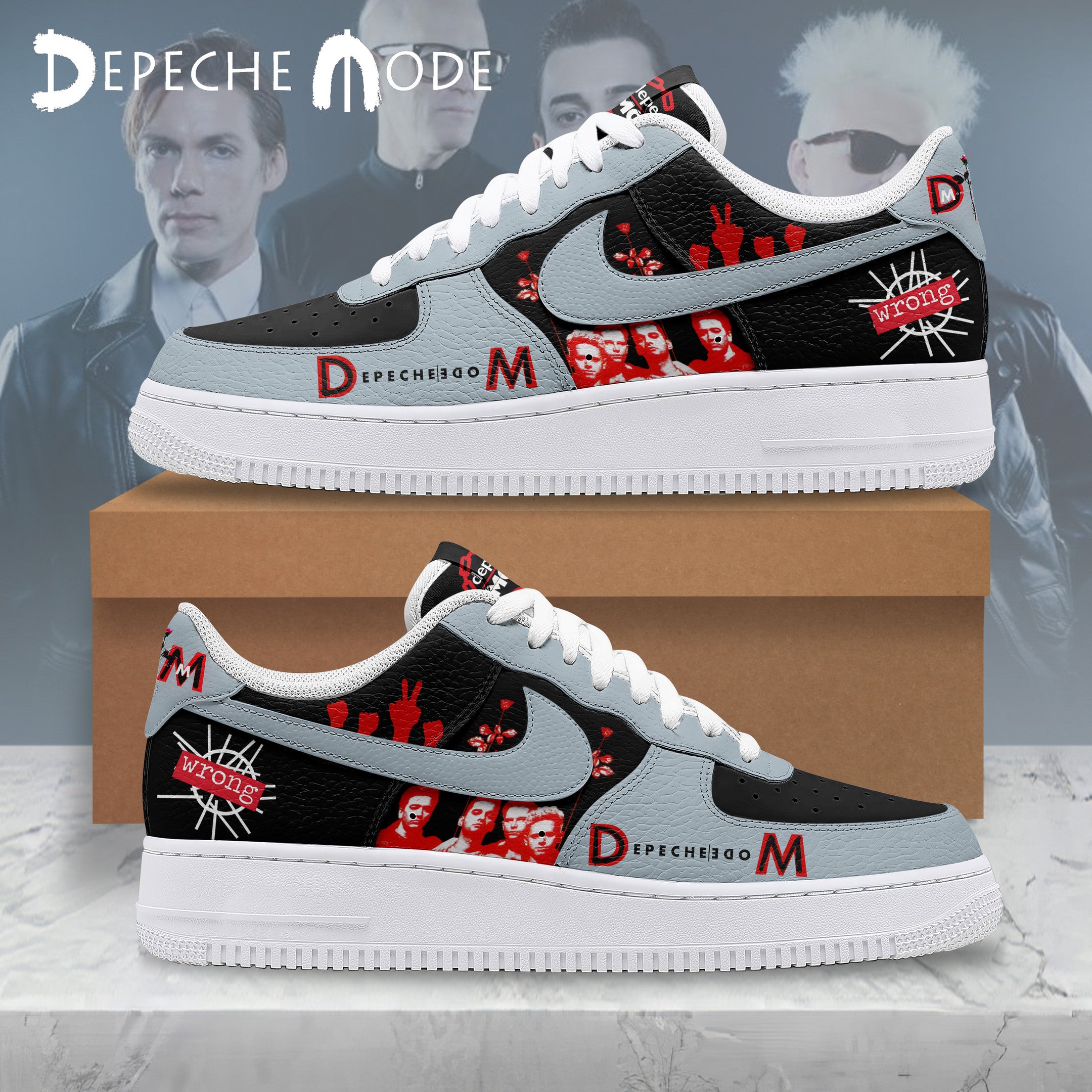 Depeche Mode Air Low-Top Sneakers Shoes Special Gift For Men Women