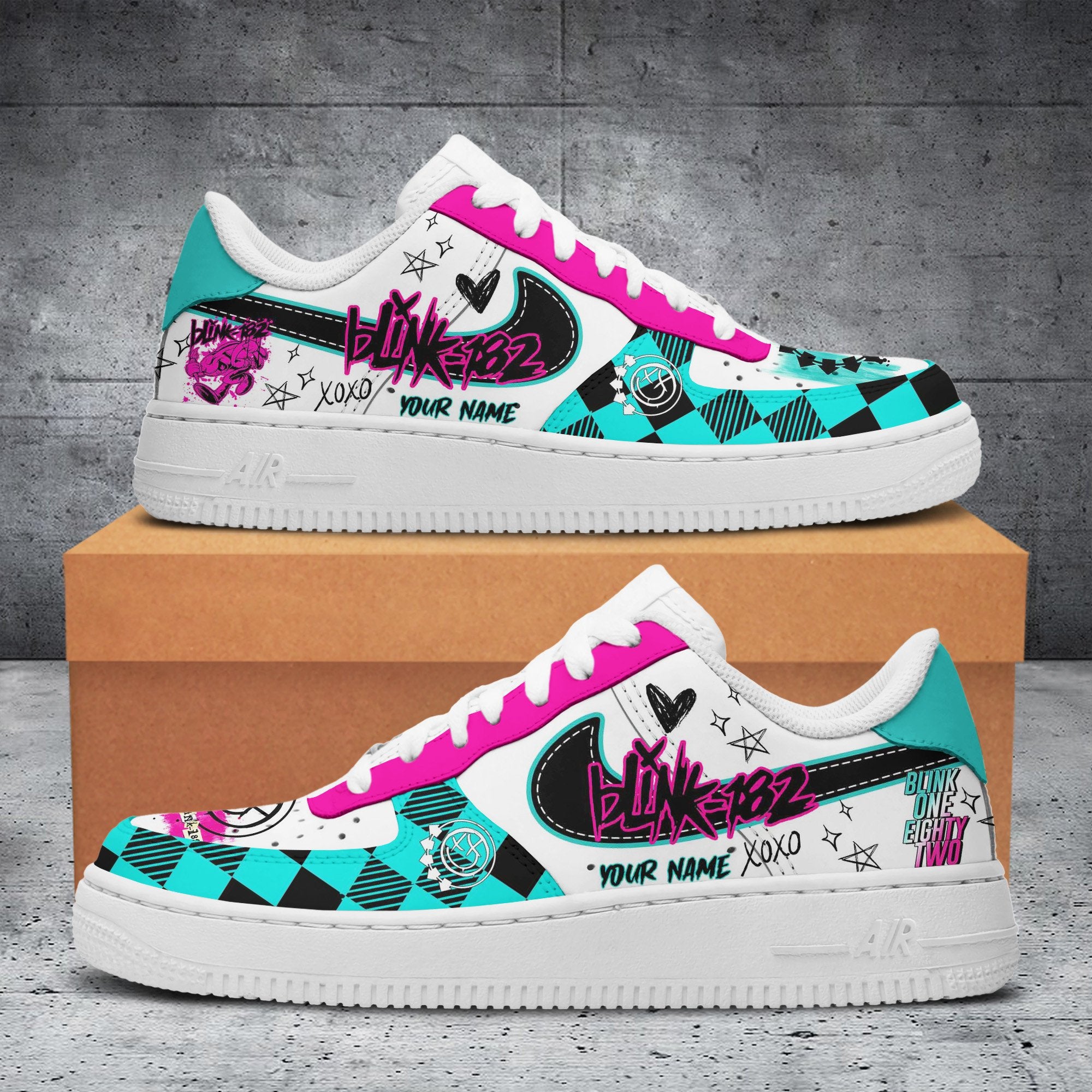 Blink 182 Air Low-Top Sneakers Shoes Special Gift For Men Women