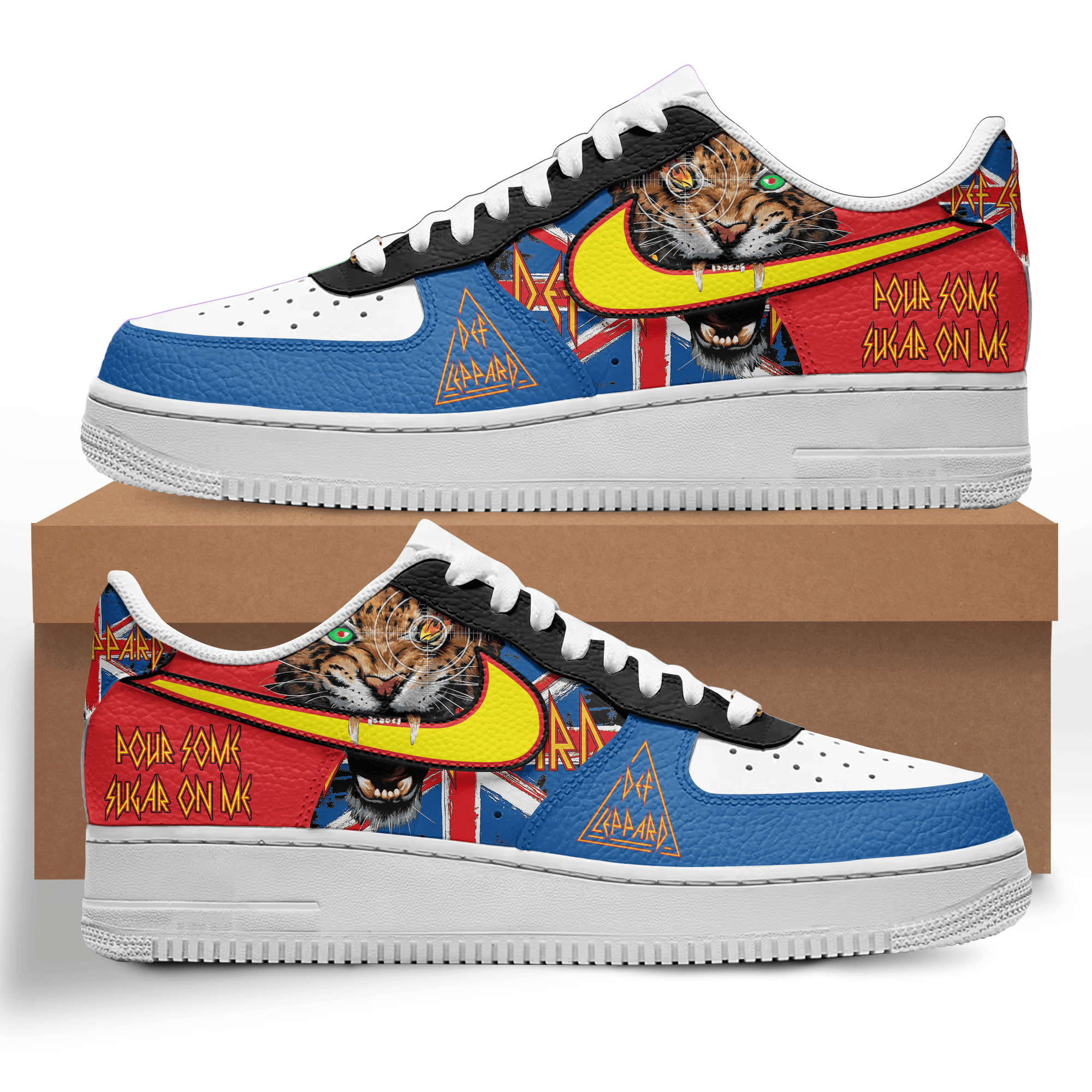 Def Leppard Air Low-Top Sneakers Shoes For Men And Women