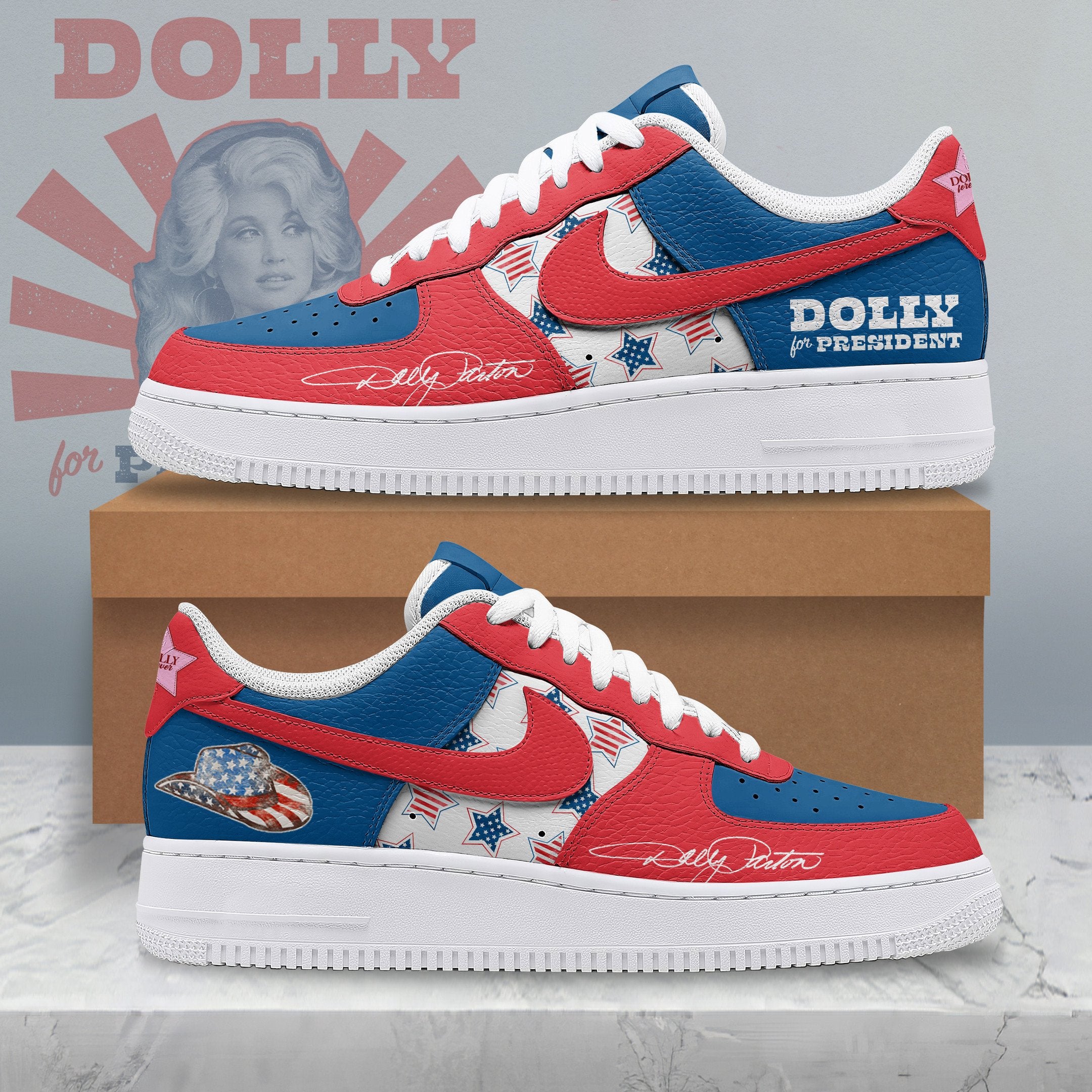 Dolly Parton Air Low-Top Sneakers Shoes Special Gift For Men Women