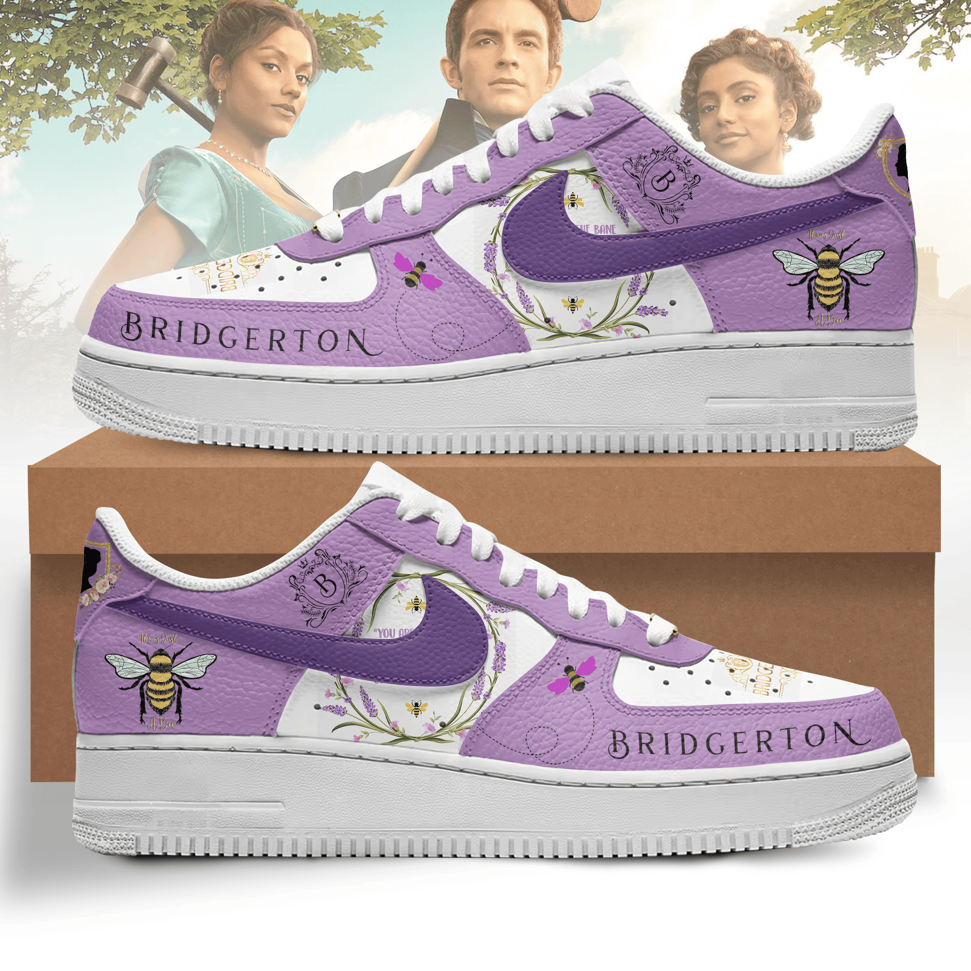 Bridgerton Air Low-Top Sneakers Shoes Special Gift For Men Women