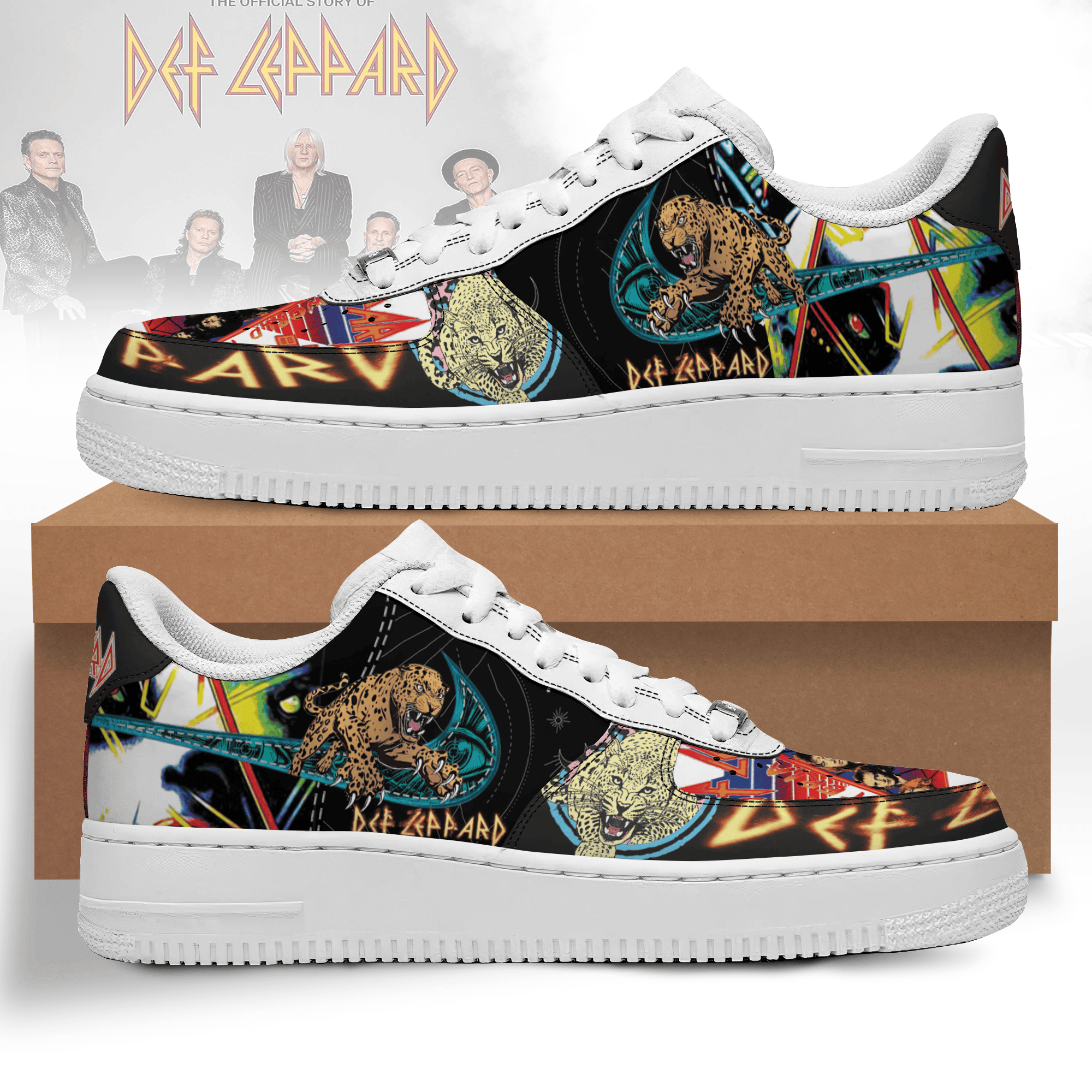 Def Leppard Air Low-Top Sneakers Shoes Special Gift For Men Women