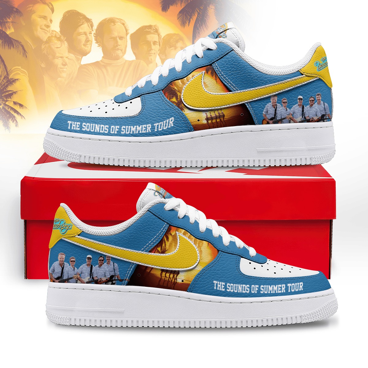The Beach Boys The Sound Of Summer Tour Special Air Force 1 Shoes