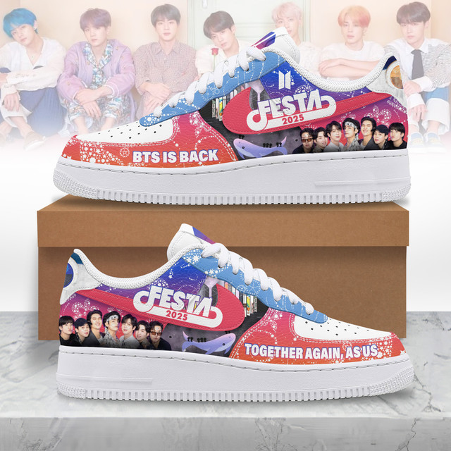 Bts Is Back Festa 2025 Together Again Nike Air Force 1