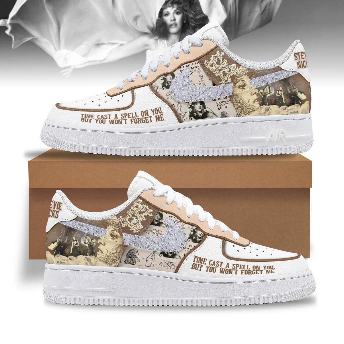 Stevie Nicks Fleetwood Mac Air Force 1 Sneakers