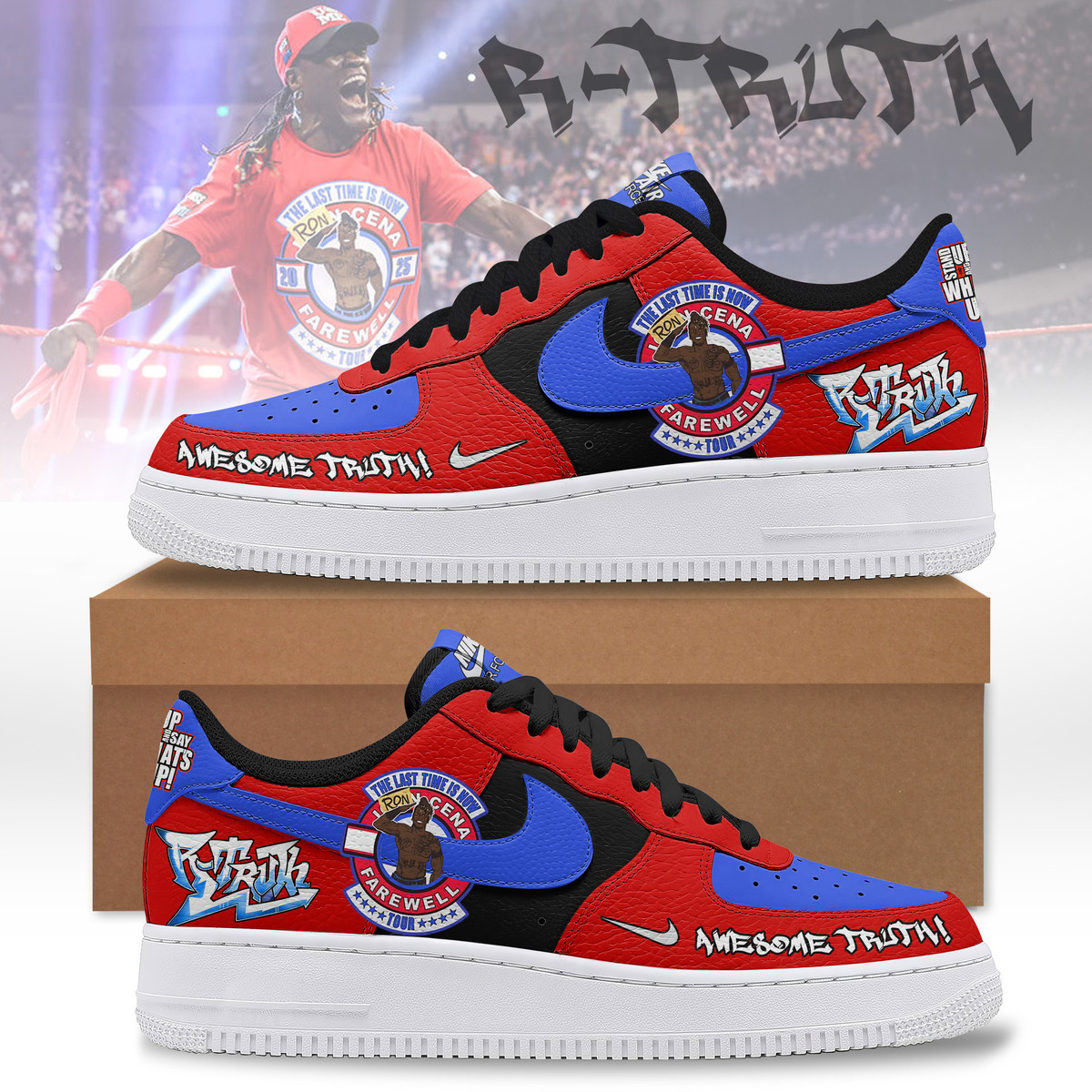 Wwe R-Truth Ron Cena Farewell John Cena Special 2025 Nike Air Force 1