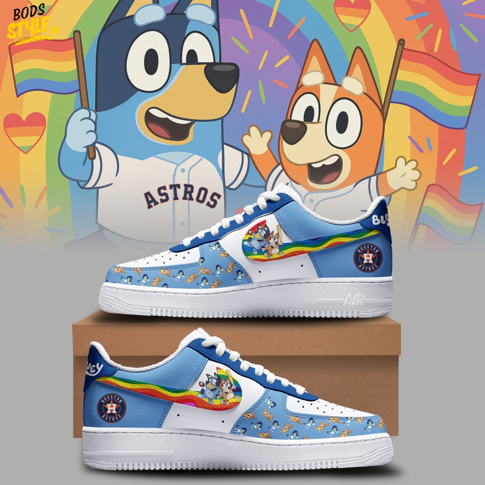 Houston Astros X Bluey Pride Month Special Air Force 1 Sneaker