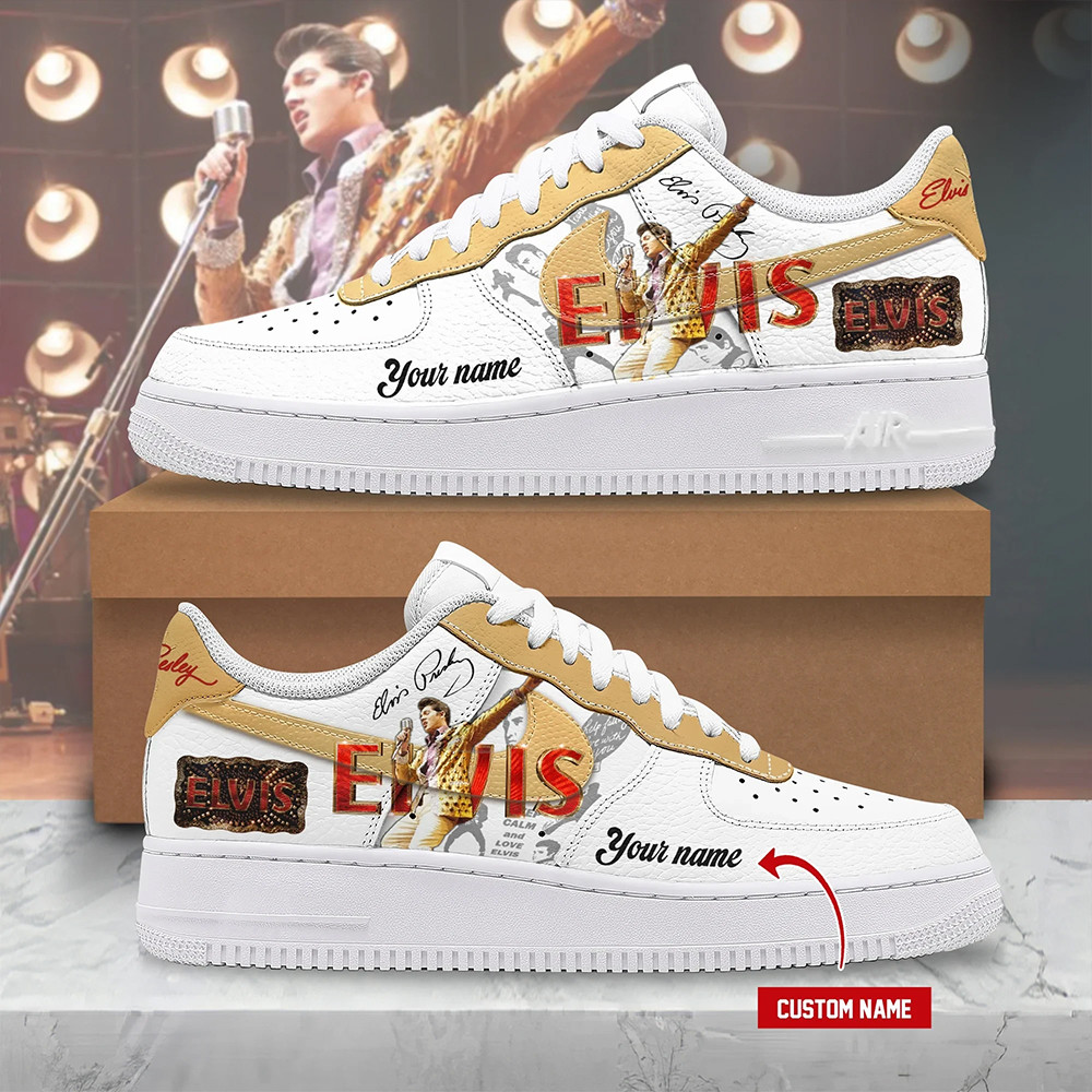 Personalized Elvis Presley 90Th Birthday Air Force 1 Gifts For Fans