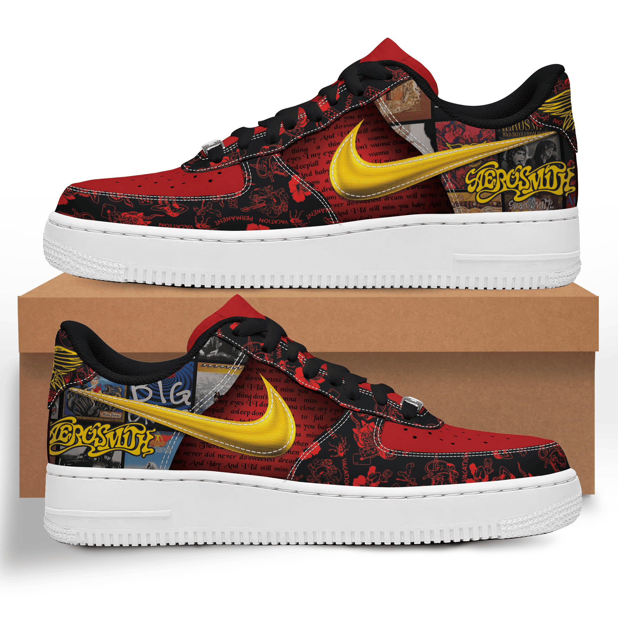 Aerosmith Air Low-Top Sneakers Shoes Special Gift For Men Women