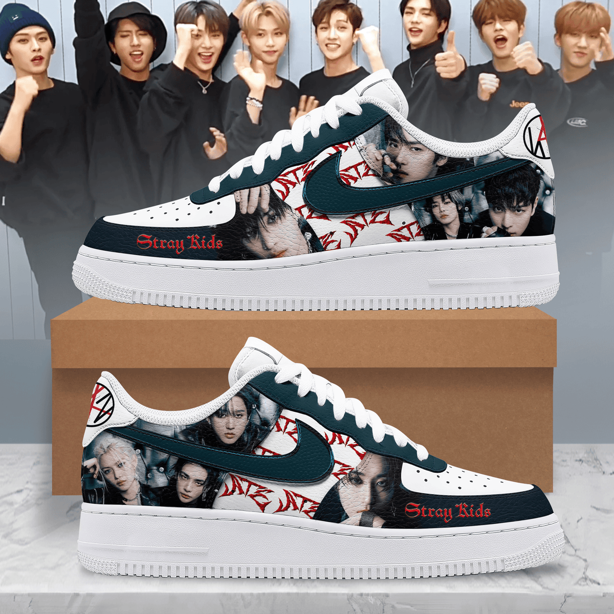 Stray Kids Domiate Word Tour Limited Edition Air Force 1 Sneaker