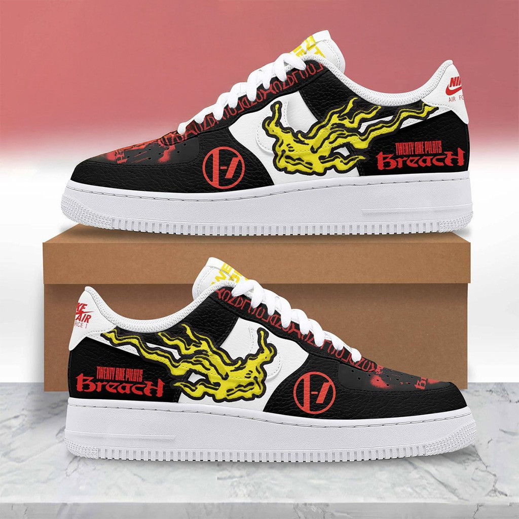 Twenty One Pilots Breach Album Air Force 1 Shoes Twenty One Pilots Merch Fans Gifts
