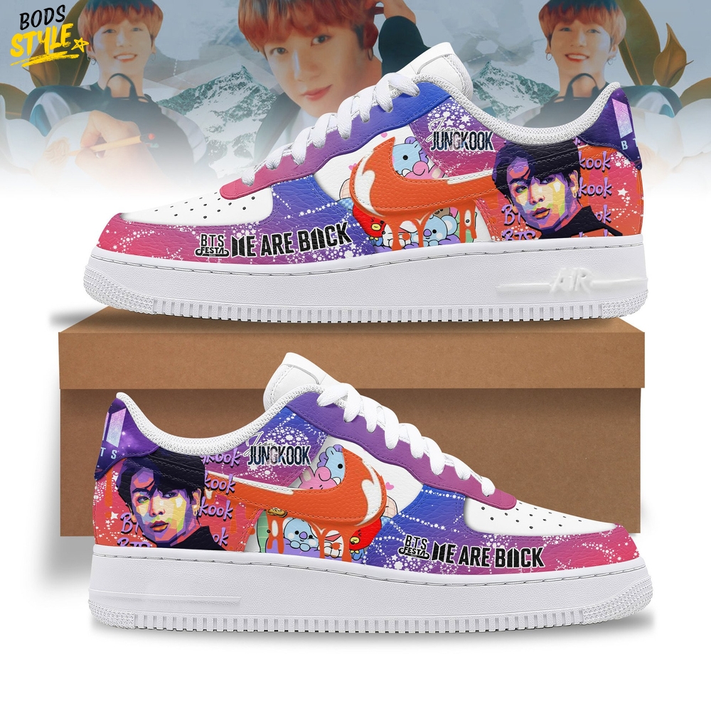 Jungkook X Bts We Are Back Limited Edition Air Force 1 Sneaker