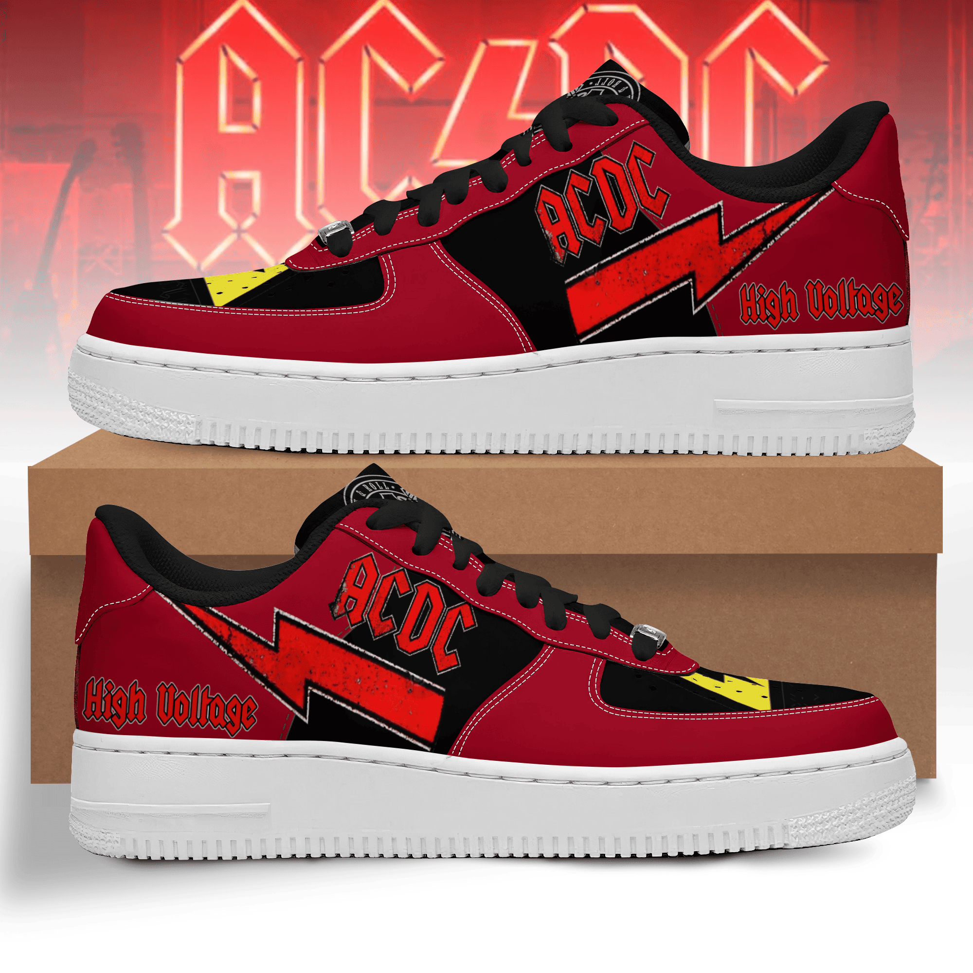 Ac/Dc Air Low-Top Sneakers Shoes Special Gift For Men Women