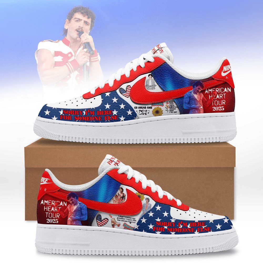 Benson Boone American Heart Tour 2025 Nike Air Force 1 Benson Boone Merch Gifts For Dad