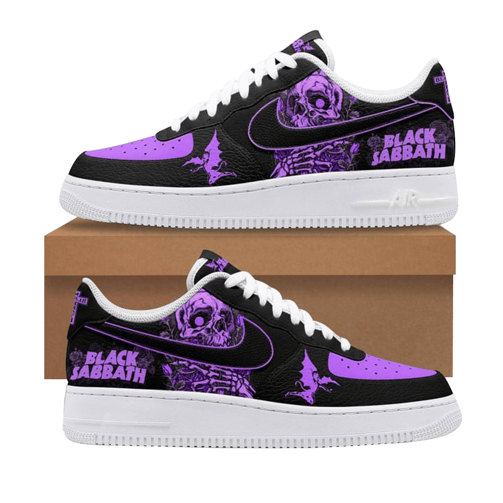 Black Sabbath Air Force 1 Sneaker Black Sabbath Merch Fathers Day Presents