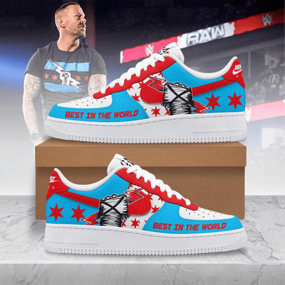 Cm Punk Best In The World Air Force 1 Shoes Cm Punk Merch