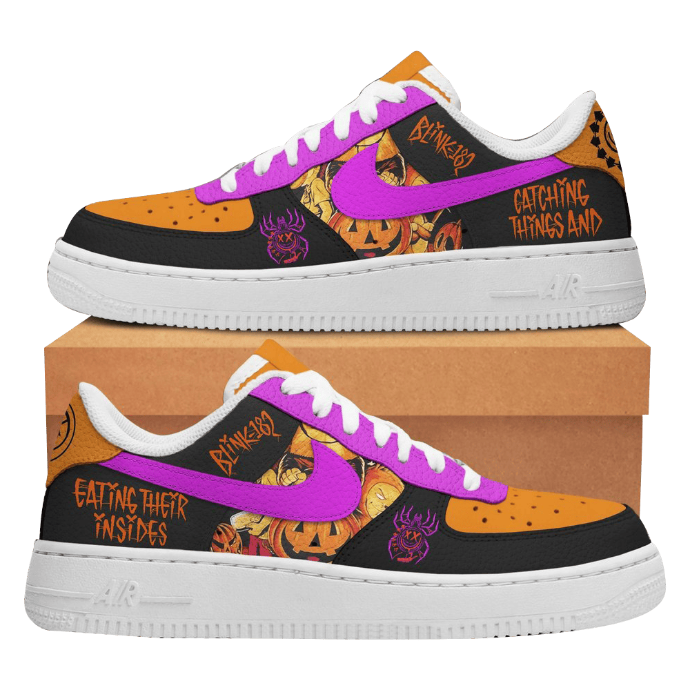 Blink 182 Halloween Nike Air Force 1 Blink 182 Merch Ideas
