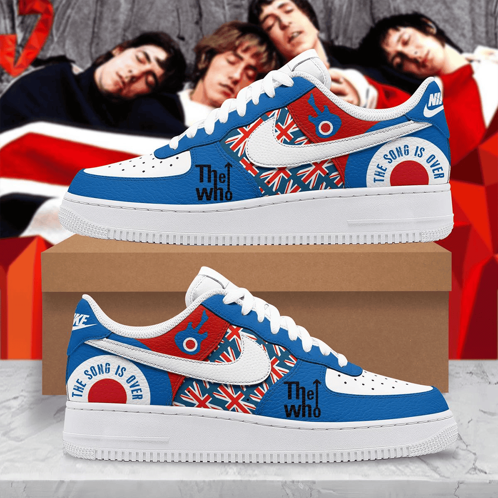 The Who The Song Is Over Air Force 1 Shoes The Who Merch For Rock Band Fans