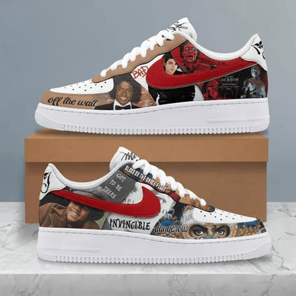 Michael Jackson The Albums Nike Air Force 1 Michael Jackson Merch