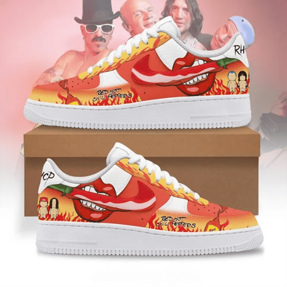 Red Hot Chili Peppers X Nike Air Force 1 Red Hot Chili Peppers Merch Top