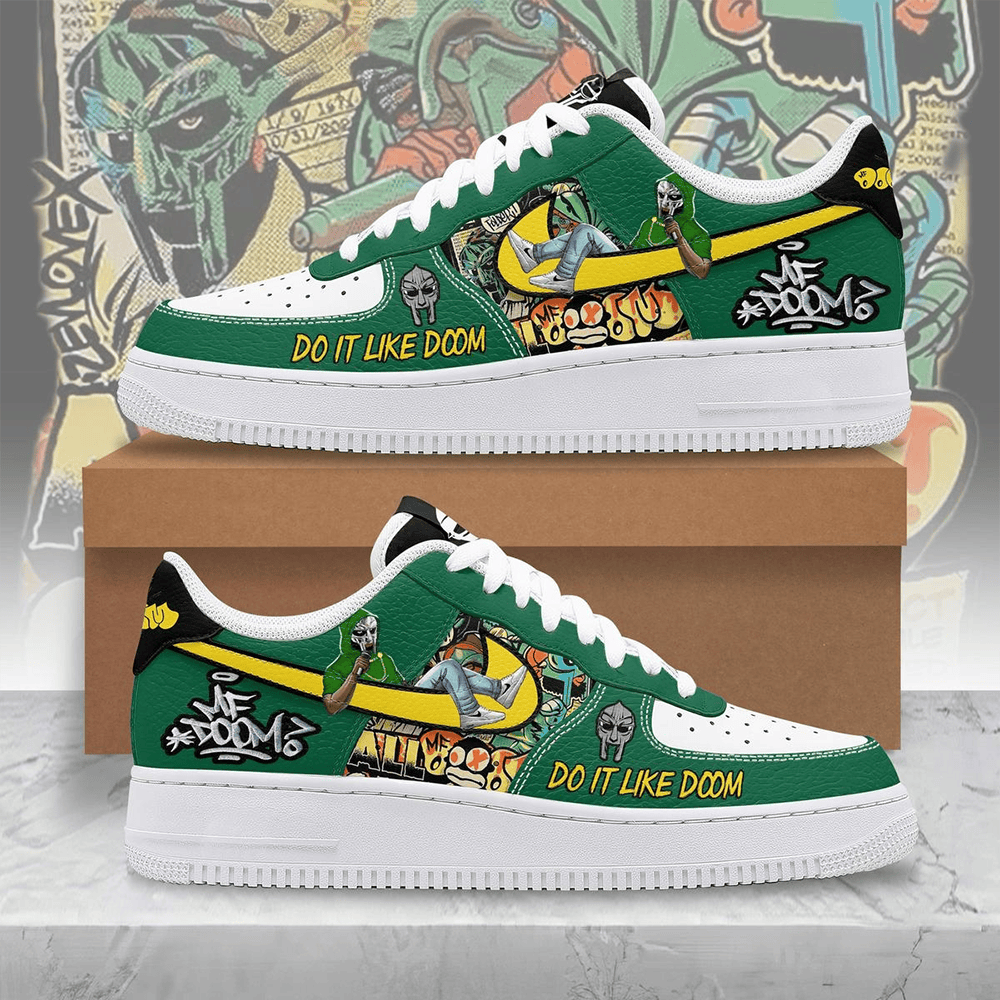 Mf Doom Do It Like Doom Air Force 1 Shoes Mf Doom Merch Top