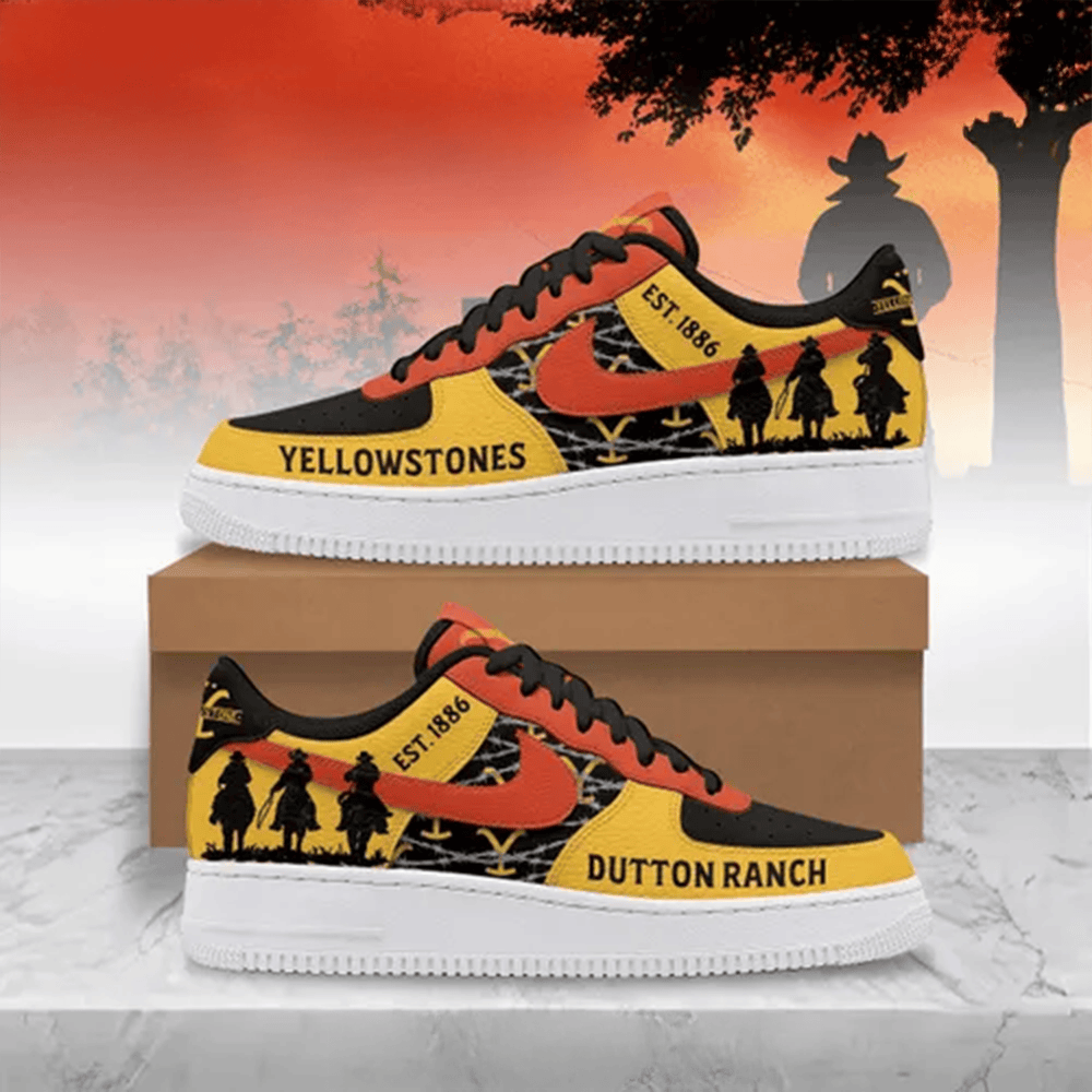 Yellowstone'S Dutton Ranch Nike Air Force 1 Yellowstone'S Merch