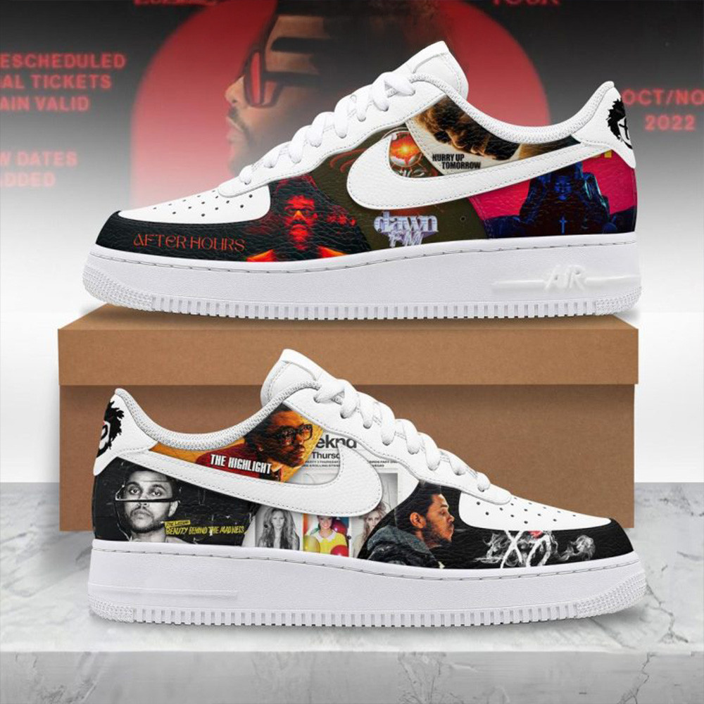 The Weeknd After Hours The Highlight Air Force 1 Shoes The Weeknd Merch Top