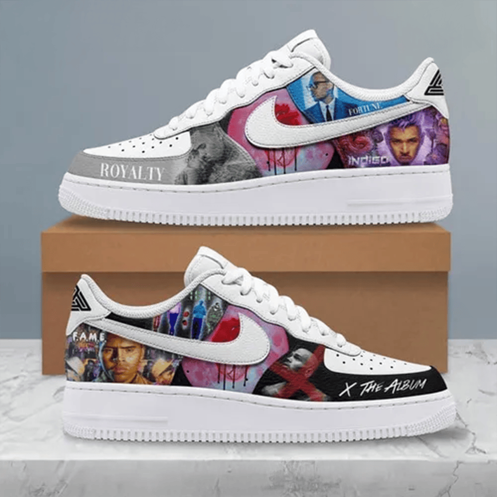 Chris Brown X The Album Nike Air Force 1 Chris Brown Merch Top