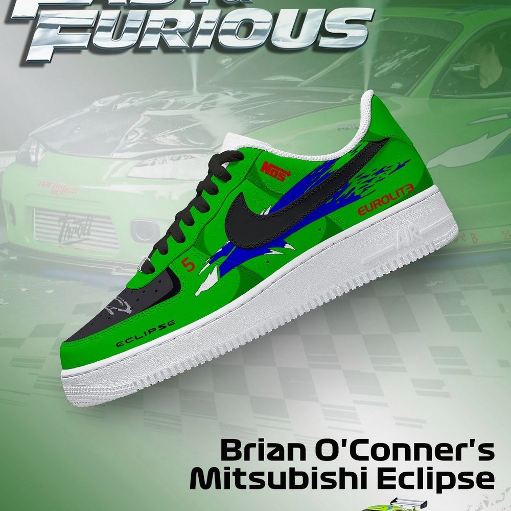Special Brian O'Conner'S Eclipse Fast And Furious Low Top Shoes