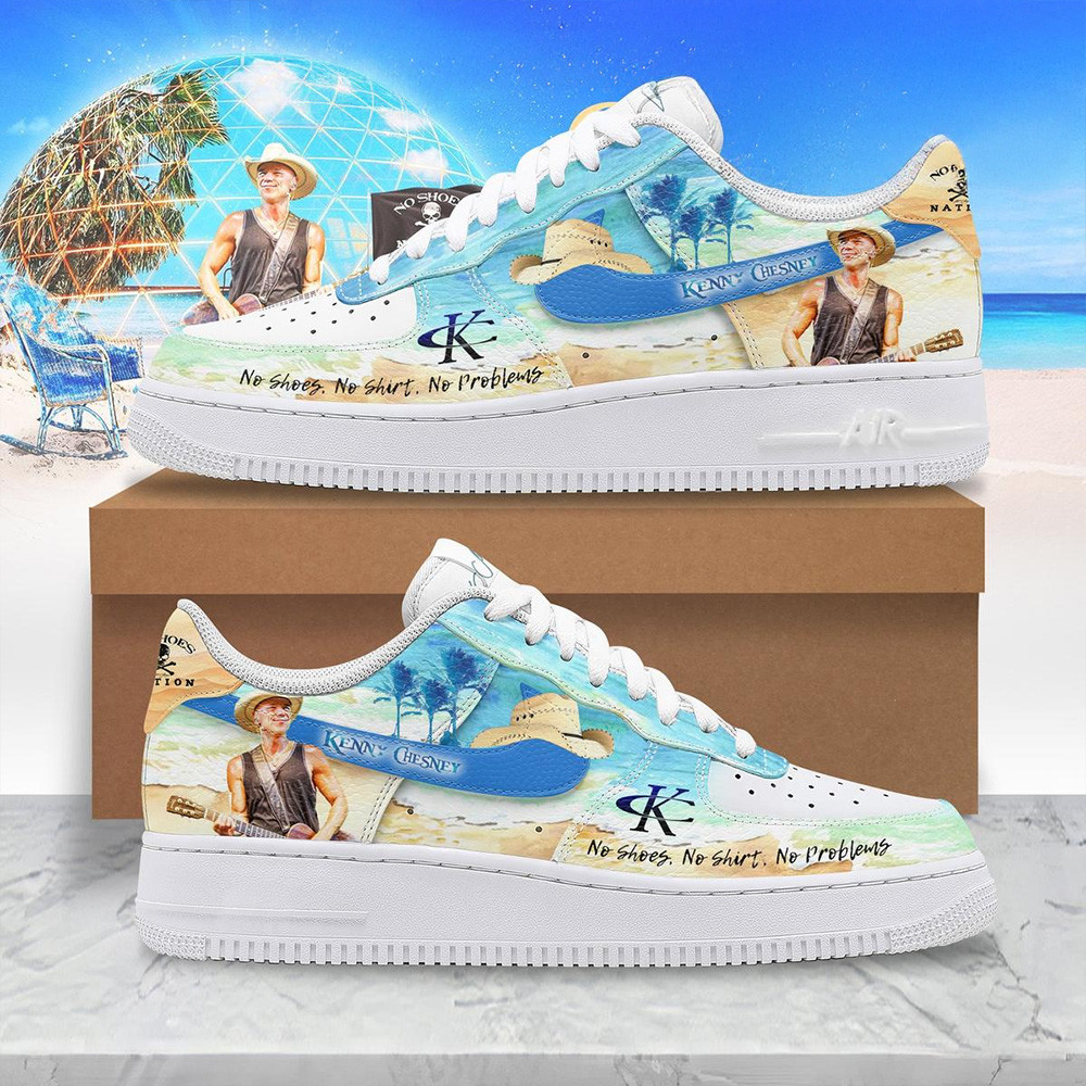 Kenny Chesney No Shoes No Shirt No Problems Air Force 1 Kenny Chesney Merch