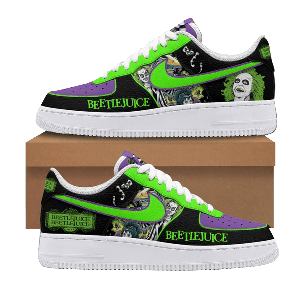 Beetlejuice Beetlejuice Nike Air Force 1 Movie Fans Gifts For Father'S Day