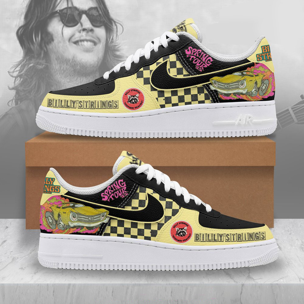Billy Strings Spring Tour 2025 Nike Air Force 1 Billy Strings Merch Perfect