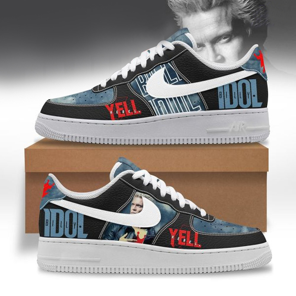 Billy Idol Rebel Yell Air Force 1 Billy Idol Merch For Grandpa