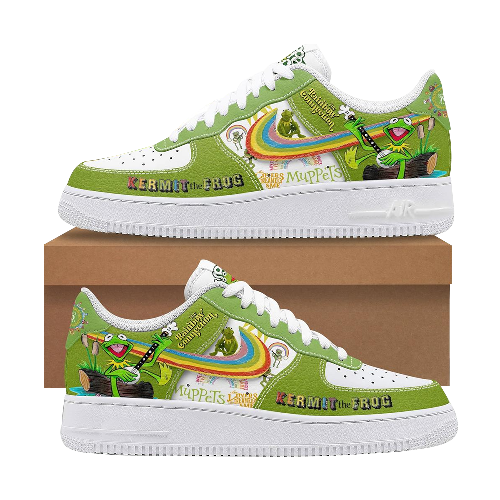 The Muppets Kermit The Frog Air Force 1 Shoes Ideas For Mother Day Gifts