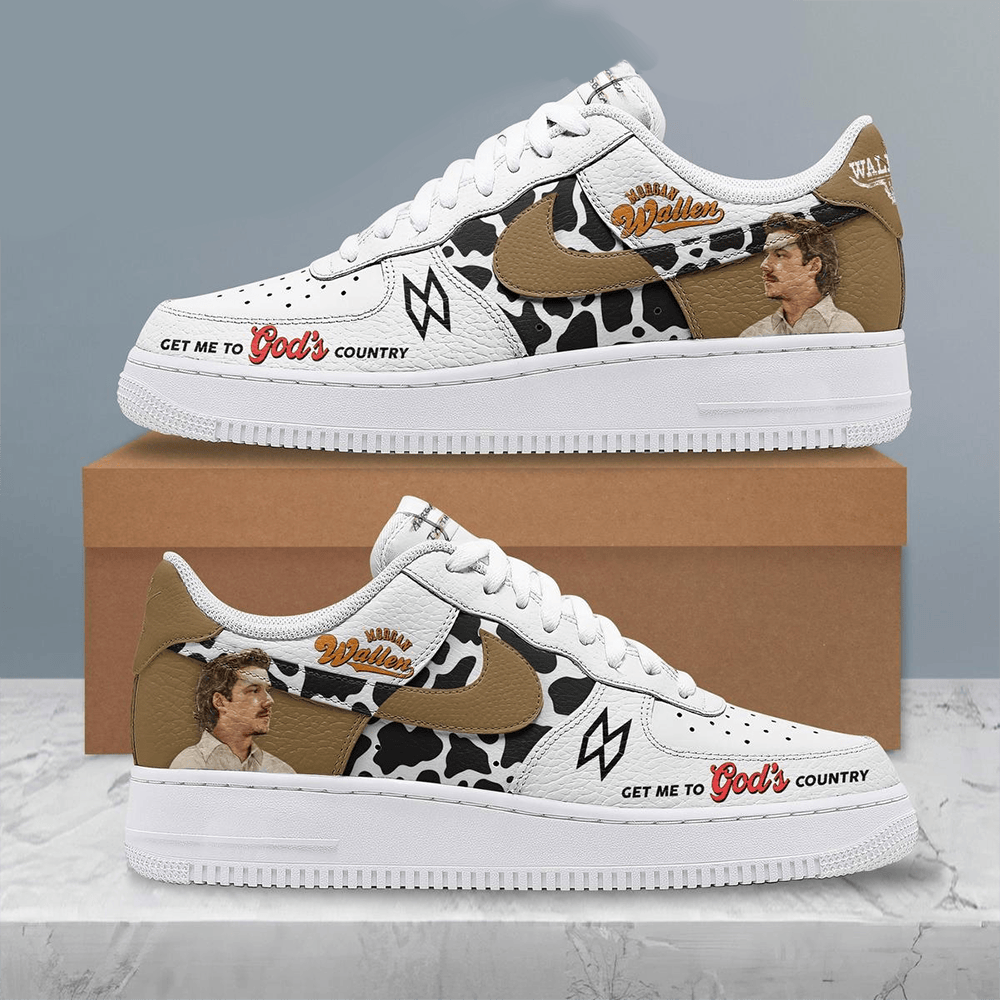 Morgan Wallen Get Me To God'S Country Air Force 1 Shoes Morgan Wallen Merch Gifts For Fans
