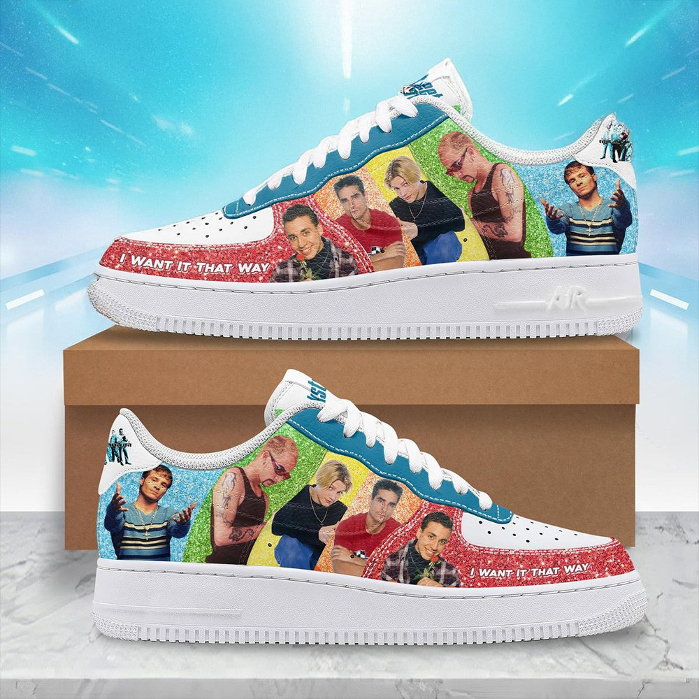 Backstreet Boys I Want It That Way Air Force 1 Backstreet Boys Merch Father'S Day Present Ideas
