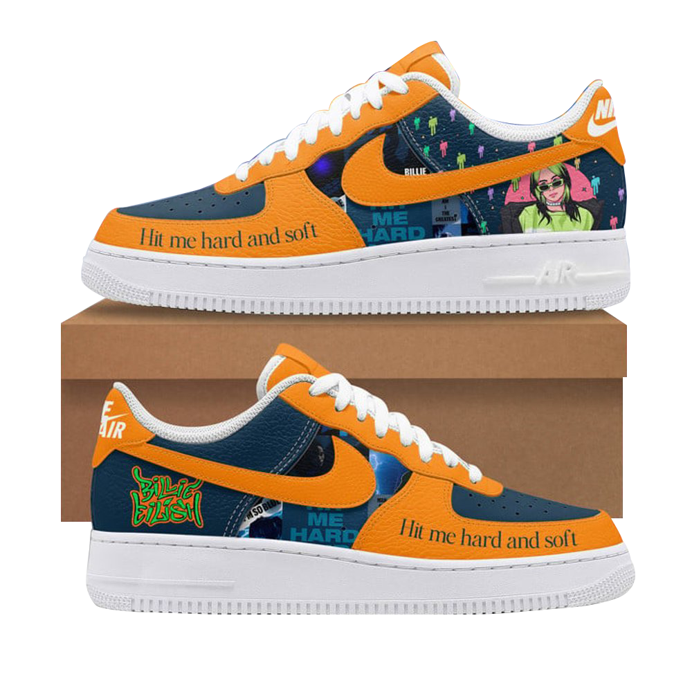 Billie Eilish Hit Me Hard And Soft Air Force 1 Shoes Billie Eilish Merch Music Fans Gifts