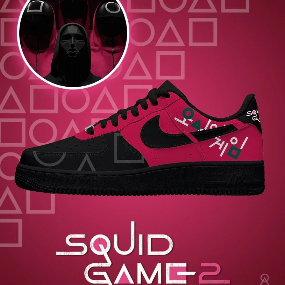 Squid Game Air Force 1 Shoes Sneakers Best Gift For Men Women