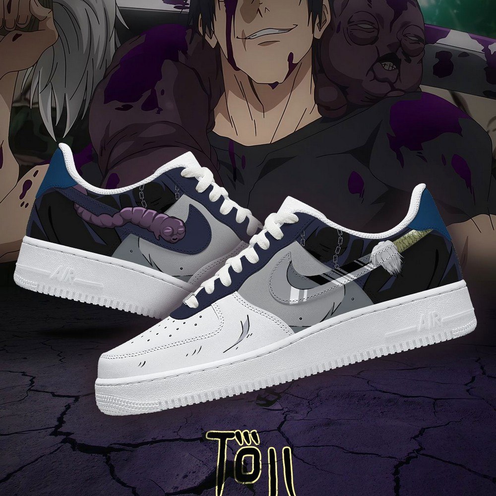 Toji Fushiguro Character Jujutsu Kaisen Air Force 1 Shoes Sneakers For Anime Fans