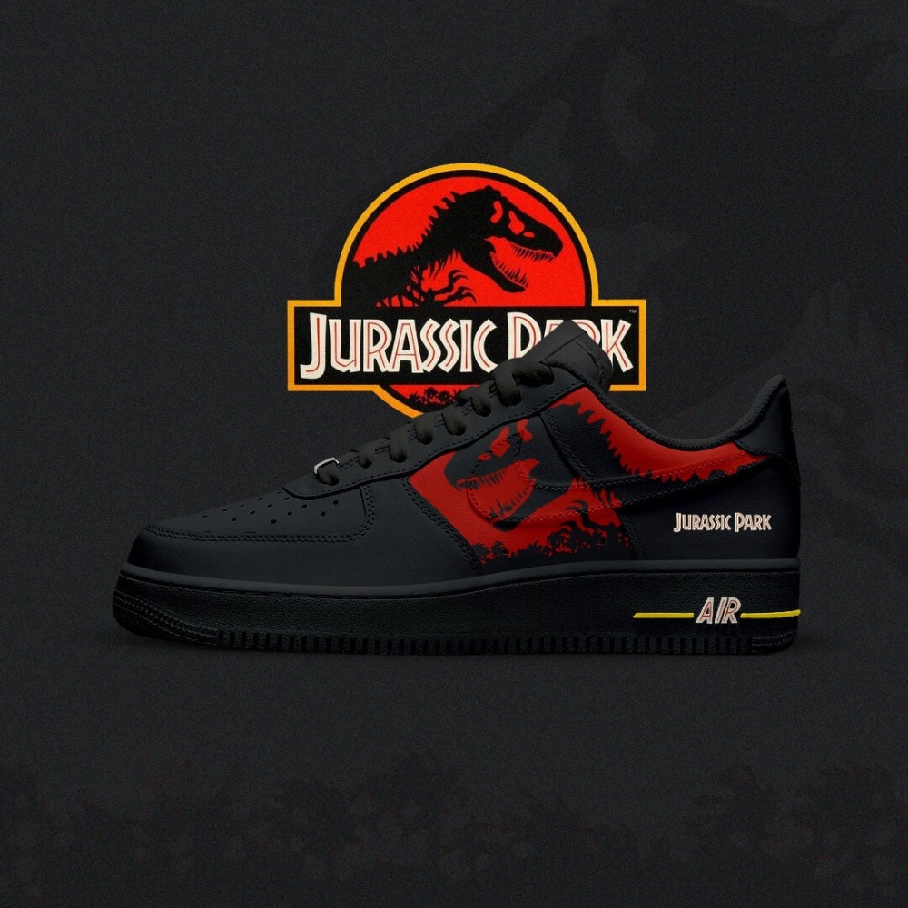 Jurrasic Jurrasic Park Air Force 1 Shoes For Men Women