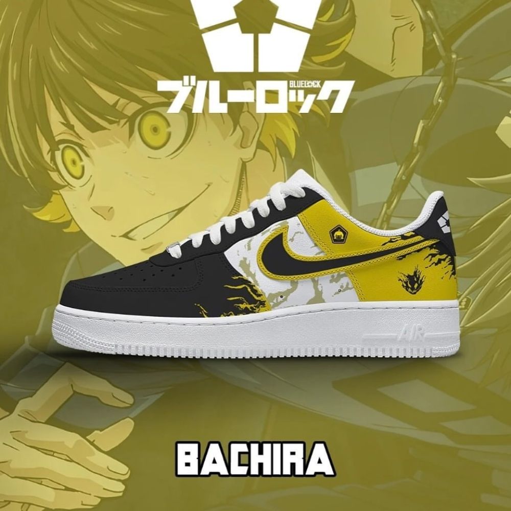 Bachira Blue Lock Air Force 1 Shoes Sneakers For Anime Fans