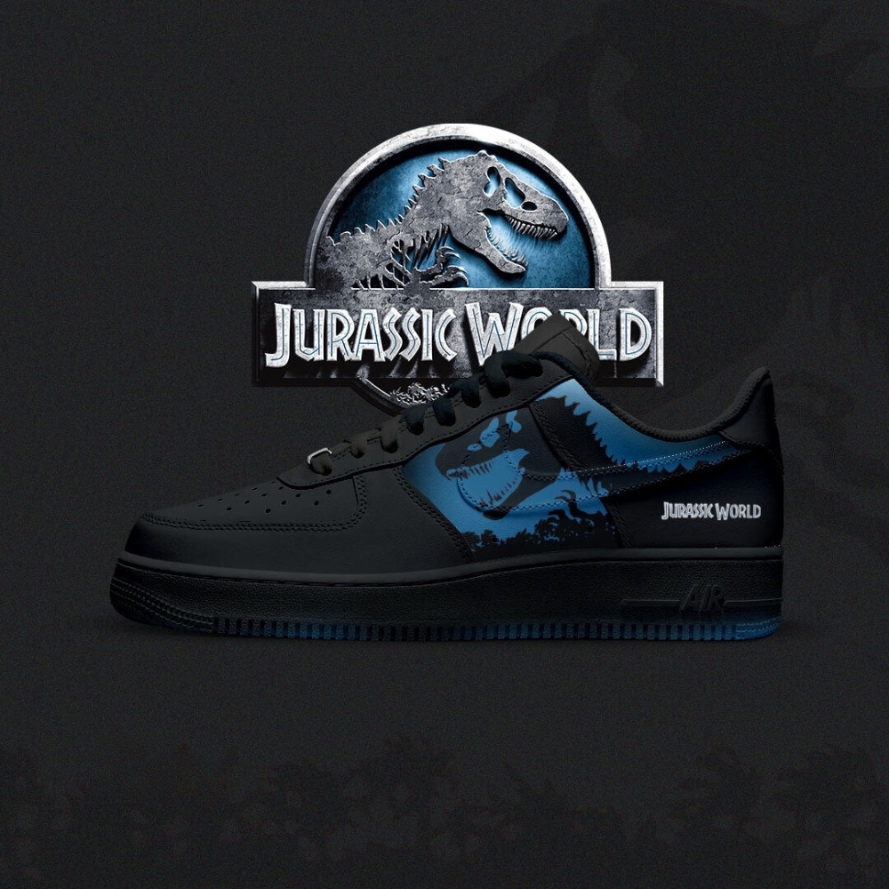 Jurrasic Jurassic World Air Force 1 Shoes For Men Women