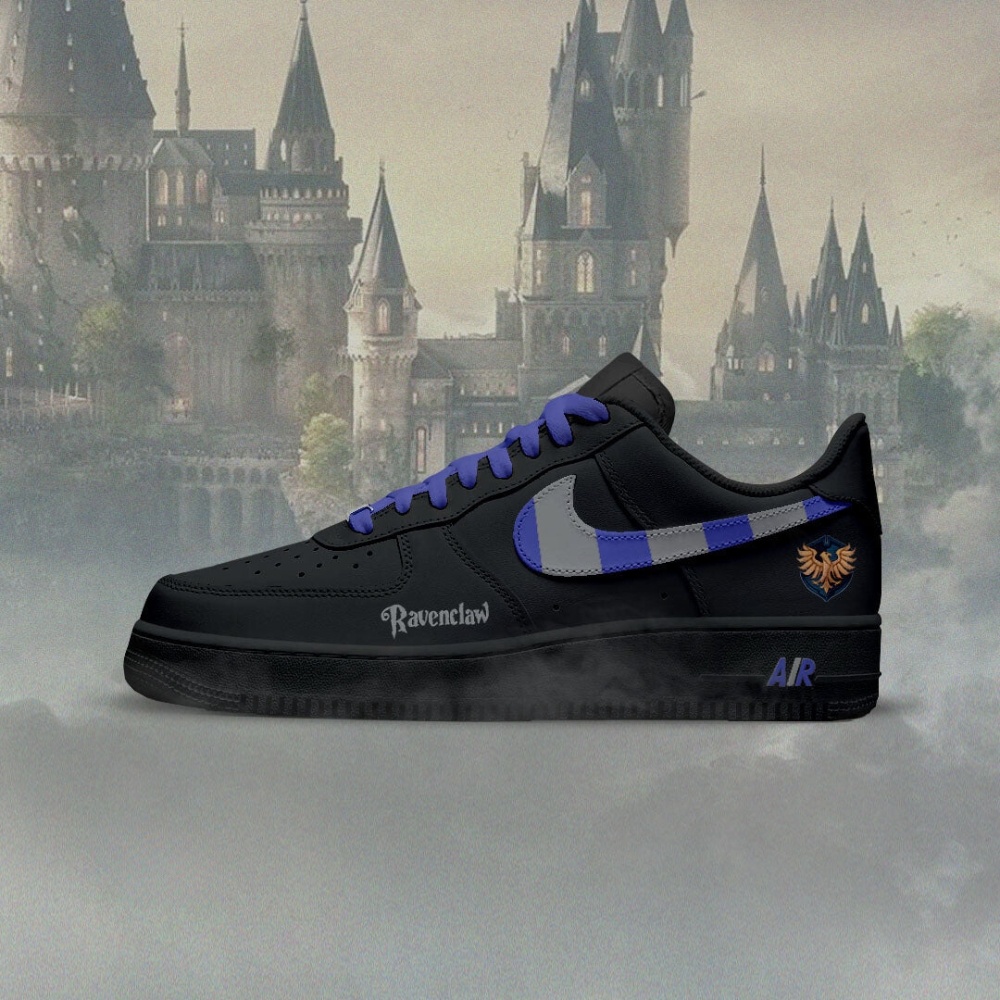 Hogwart Ravenclaw Air Force 1 Shoes For Men Women