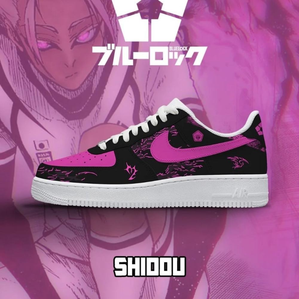 Shidou Blue Lock Air Force 1 Shoes Sneakers For Anime Fans