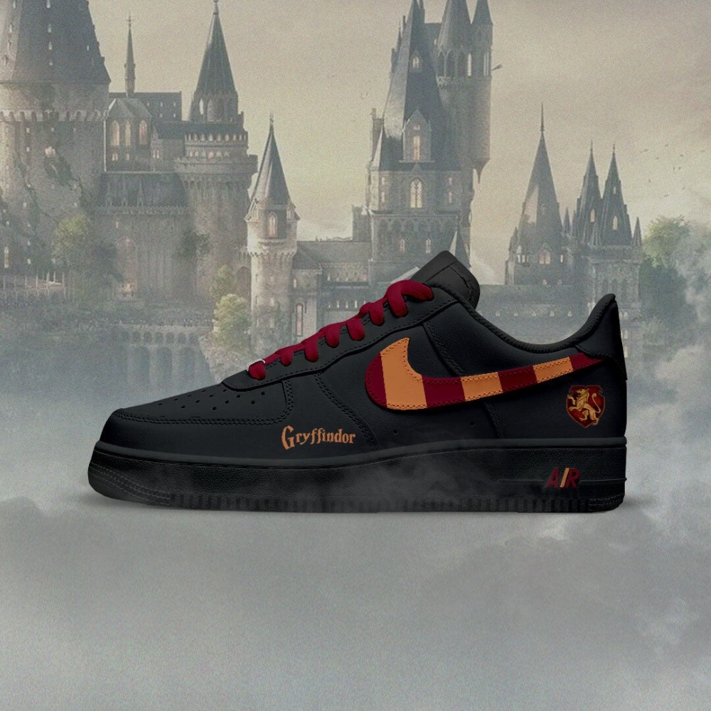 Hogwart Grinfindor Air Force 1 Shoes For Men Women