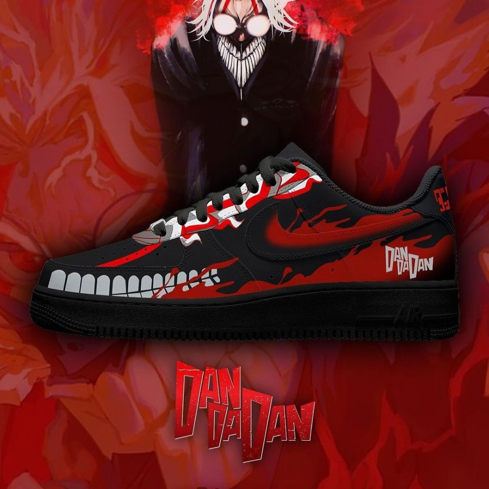 Okarun Anime Dan Da Dan Air Force 1 Shoes Sneakers For Anime Fans