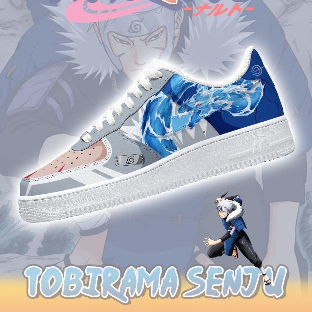 Second Hokage Tobirama Senju Naruto Air Force 1 Shoes Sneakers For Anime Fans