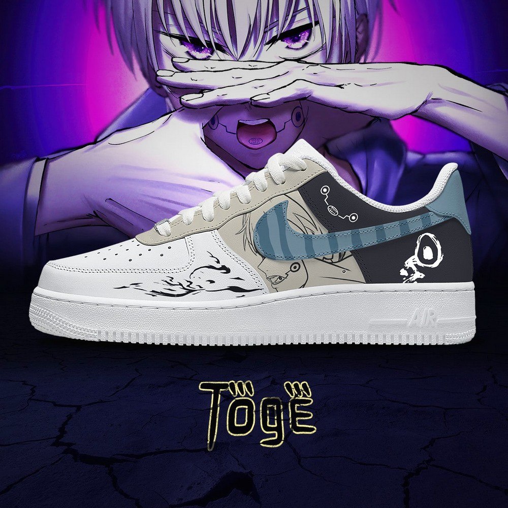 Toge Inumaki Anime Jujutsu Kaisen Air Force 1 Shoes Sneakers For Anime Fans