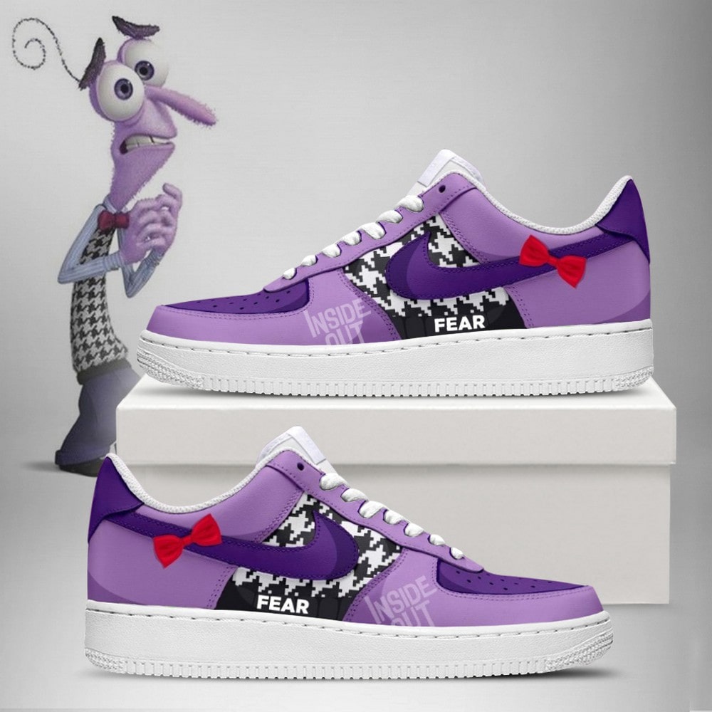 Inside Out Fear Nike Custom Air Force 1 Shoes For Men Women
