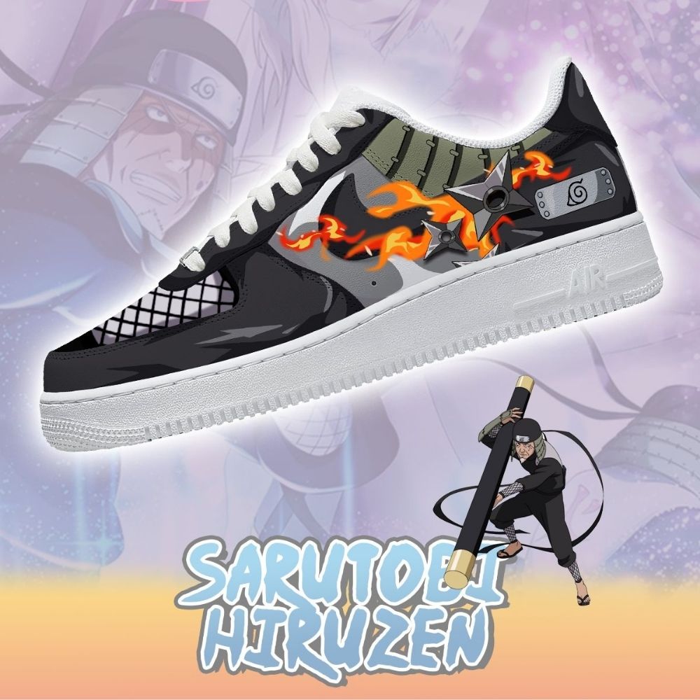 Sarutobi Hiruzen Naruto Air Force 1 Shoes Sneakers For Anime Fans